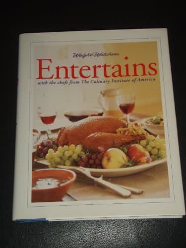 Book cover for Entertains: with the chefs from The Culinary Instiute of America by WeightWatchers