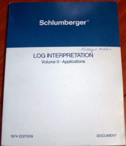 Book cover for Schlumberger: Log Interpretation, Volume II - Applications by Schlumberger