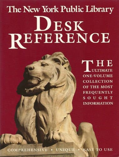 Book cover for The New York Public Library Desk Reference by Library of Congress (Author),? Felice Levy (Editor)
