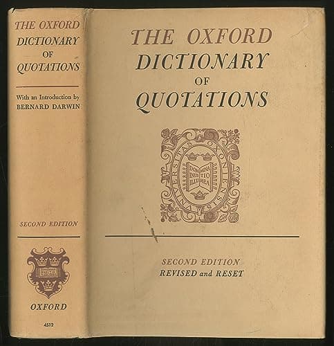 The Oxford Dictionary of Quotations