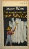Book cover for The Adventures of Tom Sawyer (Signet Library Binding) by Mark Twain