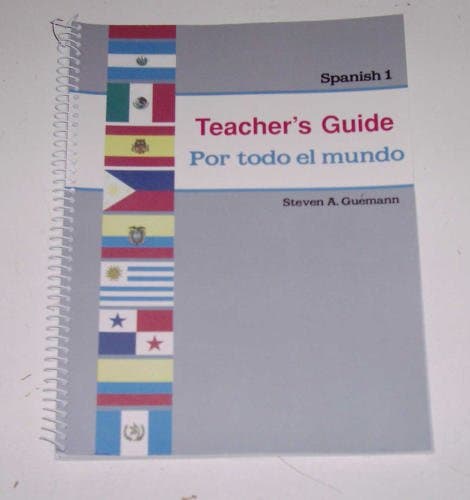 Book cover for Por todo el mundo (Teacher's Guide for Parts A and B) (A Beka Book, Spanish 1) by Steven A. Guemann