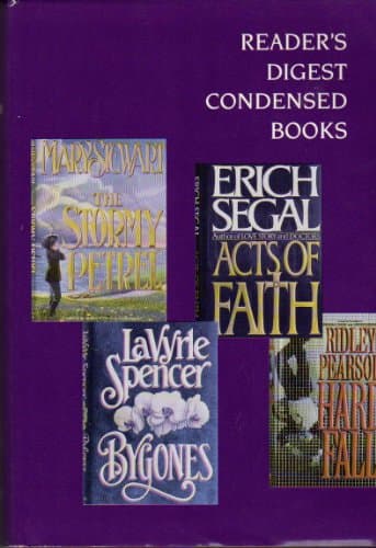 Book cover for Acts of Faith/Hard Fall/Bygones/The Stormy Petrel (Reader's Digest Condensed Books, Volume 3: 1992) by Erich Segal
