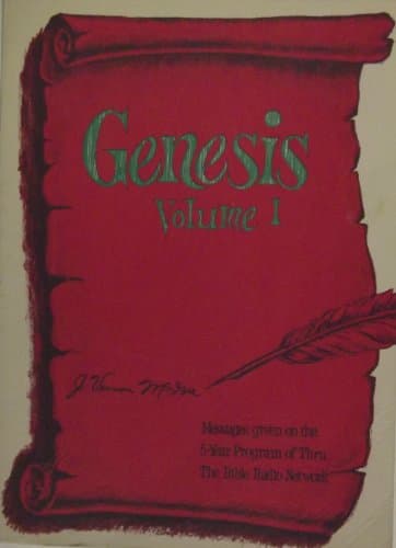 Book cover for Genesis Volume 1 : Genesis 1-15 by J. Vernon McGee