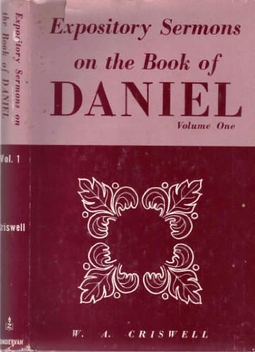 Book cover for Expository Sermons on the Book of Daniel: Volume 1 by Criswell, W A