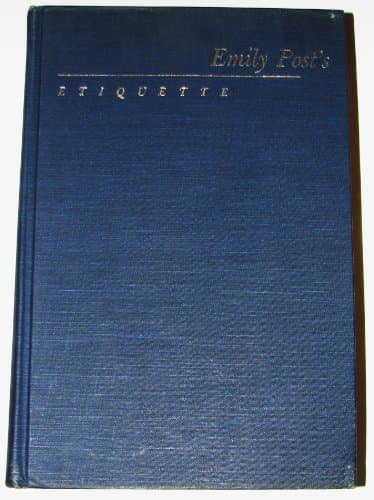 Book cover for Emily Post's Etiquette: The Blue Book of Social Usage by Emily Post