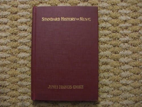 Book cover for Standard History of Music a new edition. by James Francis Cooke