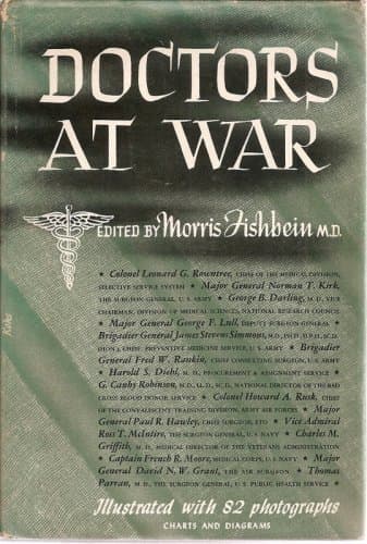 Book cover for Doctors at War. by FISHBEIN, MORRIS