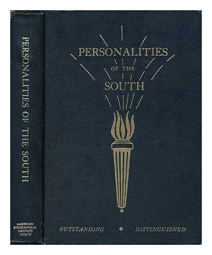 Book cover for Personalities of the South : Outstanding, Distinguised by American Biographical Institute