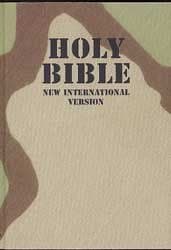 Book cover for IBS Camouflage Pocket Bible by International Bible Society