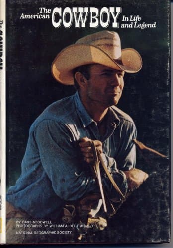 Book cover for The American Cowboy In Life and Legend by McDowell, Bart
