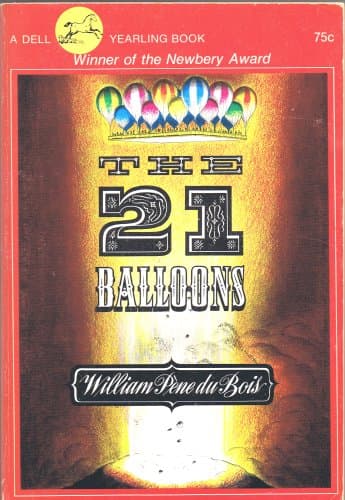 Book cover for The 21 Balloons by Pene Du Bois, William