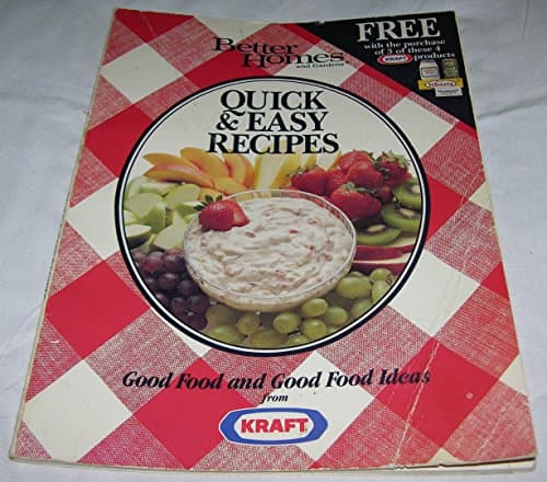 Book cover for Better Homes and Gardens: Quick and Easy Recipes by Meredith Press