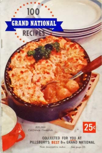 Book cover for 100 Prize-Winning Recipes From Pillsbury's 8th Grand National Cookbook - 1957 by Pillsbury