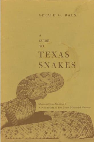 Book cover for A Guide to Texas Snakes by Raun, Gerald G.