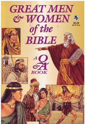 Book cover for Great Men & Women of the Bible a Q&A Book by ERMA REYNOLDS