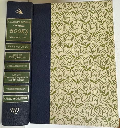 Book cover for TWO OF US; BICHU THE JAGUAR; THE MINISTER; MAYO; TORREGRECA; APRIL MORNING by Editors of Readers Digest