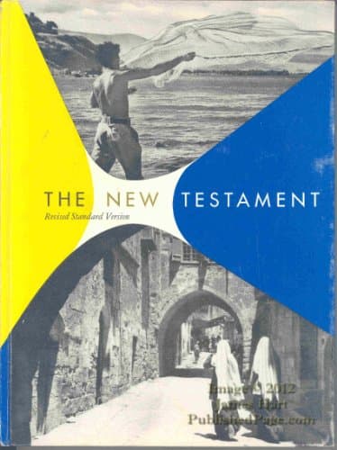 Book cover for The New Testament of Our Lord and Savior Jesus Christ, Revised Standard Version, With Pictures by American Bible Society
