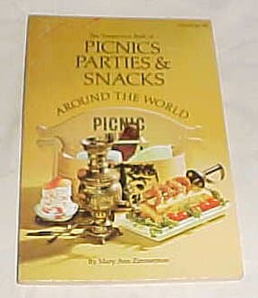 Book cover for Picnics Parties & Snacks Around The World by Zimmerman, Mary Ann