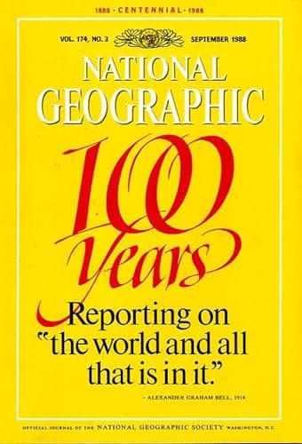 National Geographic Centennial Magazine (September 1988, Volume 174, Number 3)