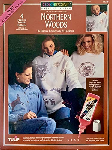 Book cover for Northern Woods - Colorpoint Paintstitching (91249) by Jo Packham