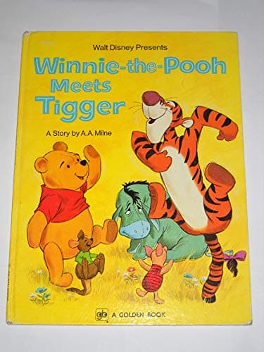 Book cover for Winnie the Pooh Meets Tigger by A.A. Milne