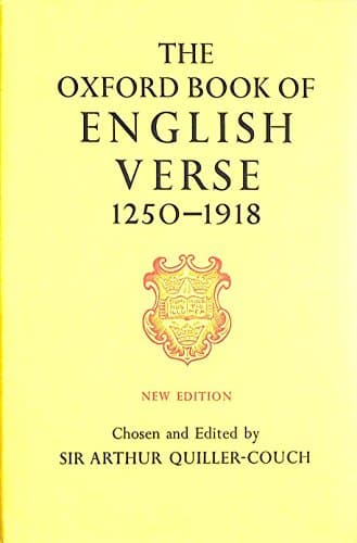 the oxford book of english verse 1250-1918
