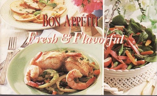 Book cover for Fresh and Flavorful by Bon Appetit