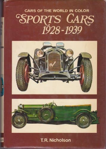 Book cover for Sports Cars 1928-1939 (Cars of the World in Color) by unknown author