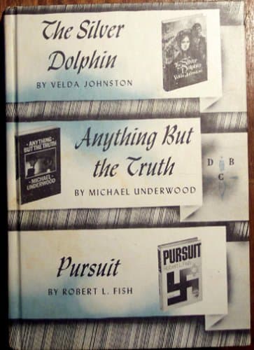 Book cover for The Silver Dolphin / Anything But the Truth / Pursuit (Detective Book Club) by Velda Johnston