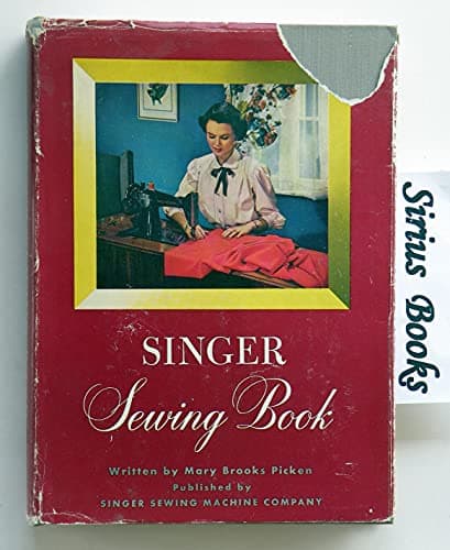 Book cover for Singer Sewing Book by picken, mary