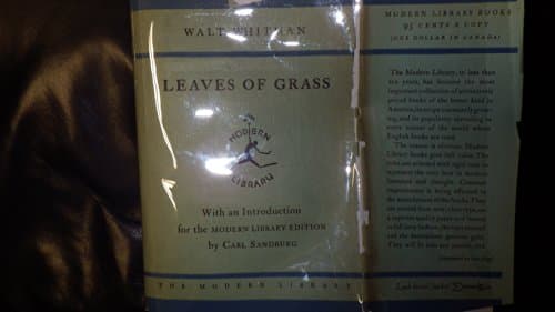 Book cover for Leaves of Grass by Walt Whitman