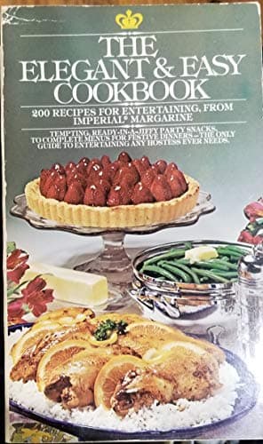 Book cover for The Elegant and Easy Cookbook by Imperial Margarine