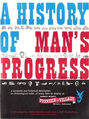 Book cover for A History of Man's Progress - From 1830 to the Present by Warp, Harold