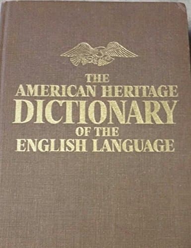 Book cover for The American Heritage Dictionary of the English Language by Morris, William