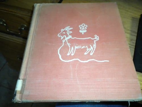 Book cover for biquette the white goat by francoise