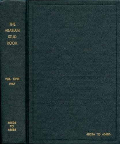 Book cover for The Arabian Stud Book Vol. XVIII by The Arabian Horse Club of Registry America