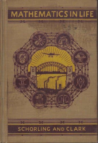 Book cover for Mathematics in Life by Raleigh Schorling