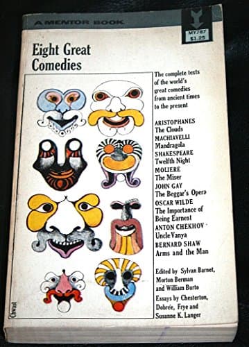 Book cover for Eight Great Comedies by Barnet, S; Berman, M and Burton, S (eds)
