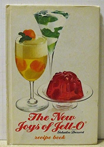 Book cover for The New Joys of Jell-O Recipe Book by Jell-O