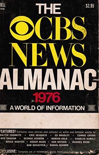 Book cover for The CBS News Almanac 1976: A World Of Information by Westerman, Sylvia