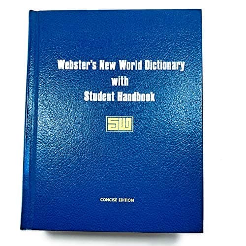 Webster's New World Dictionary with Student Handbook : Young People's Edition