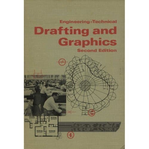Book cover for Engineering-Technical Drafting and Graphics by American Technical Society