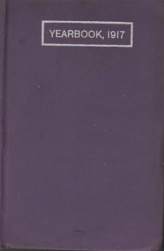 Book cover for Yearbook of the Department of Agriculture for 1917 by David Franklin Houston