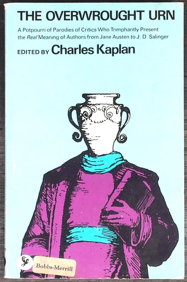 Book cover for The Overwrought Urn by Kaplan, Charles