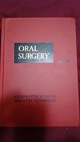 Book cover for Oral Surgery: A Step-by-step Atlas of Operative Techniques by Archer