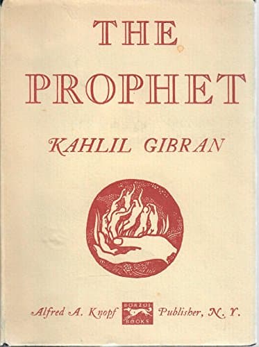 Book cover for The Prophet by Kahlil Gibran 1960 Pocket Edition by Gibran, Kahlil