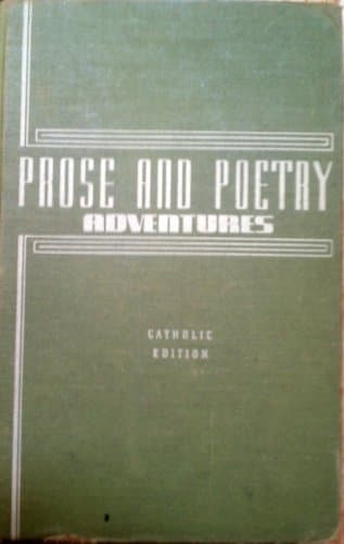 Book cover for Prose and Poetry Adventures: Catholic Edition (The Prose and Poetry Series) by Donald Maclean Tower