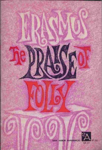 Book cover for The Praise of Folly by Erasmus