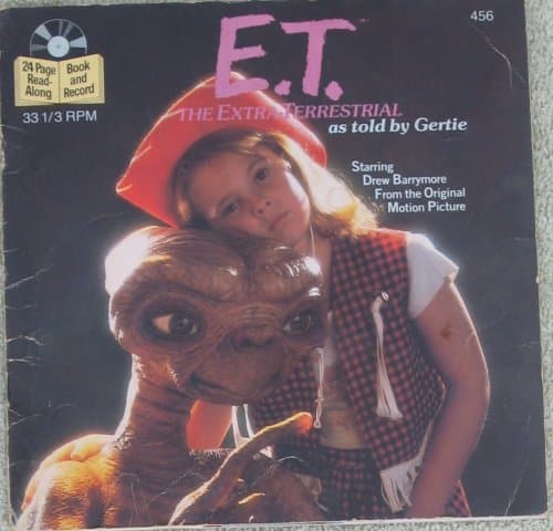 Book cover for E.T. The Extra-Terrestrial (as told by Gertie) [7 Inch 33 1/3 RPM LP] by Drew Barrymore